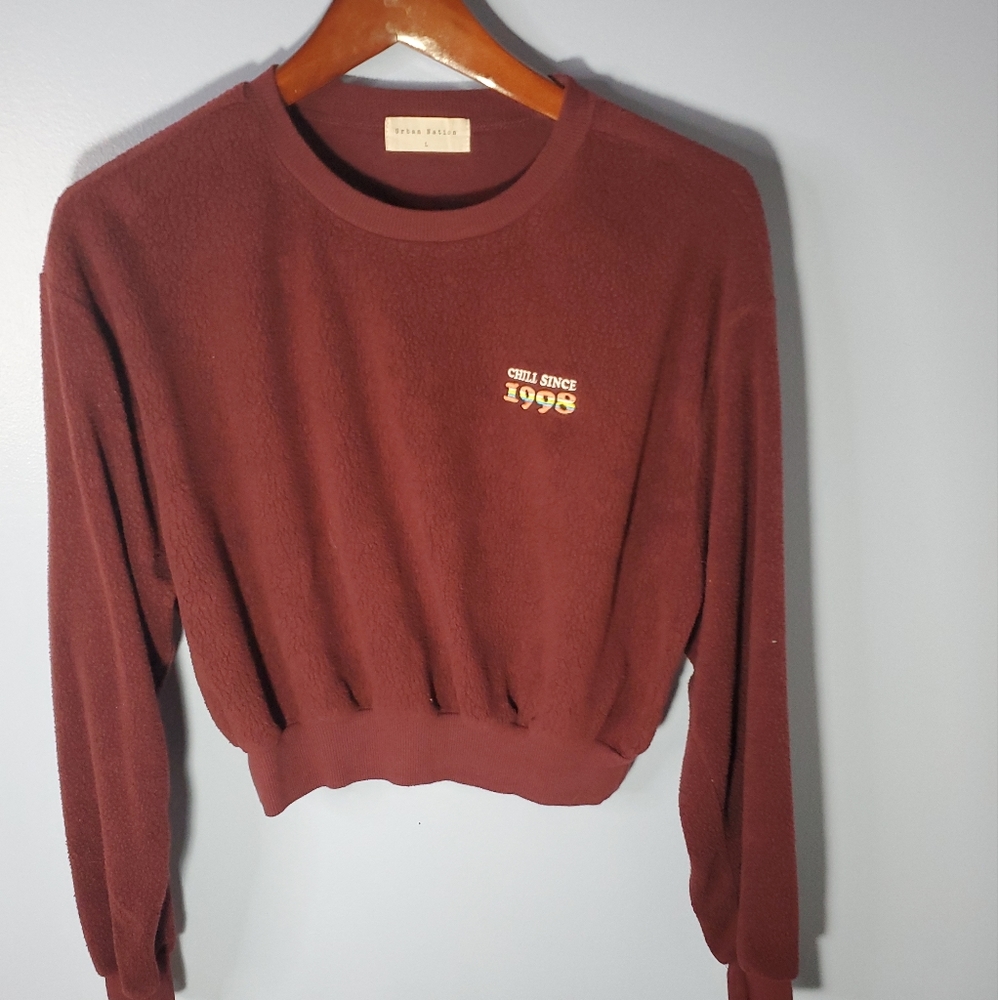 Chill Since 1998 Crop Sweat Shirt